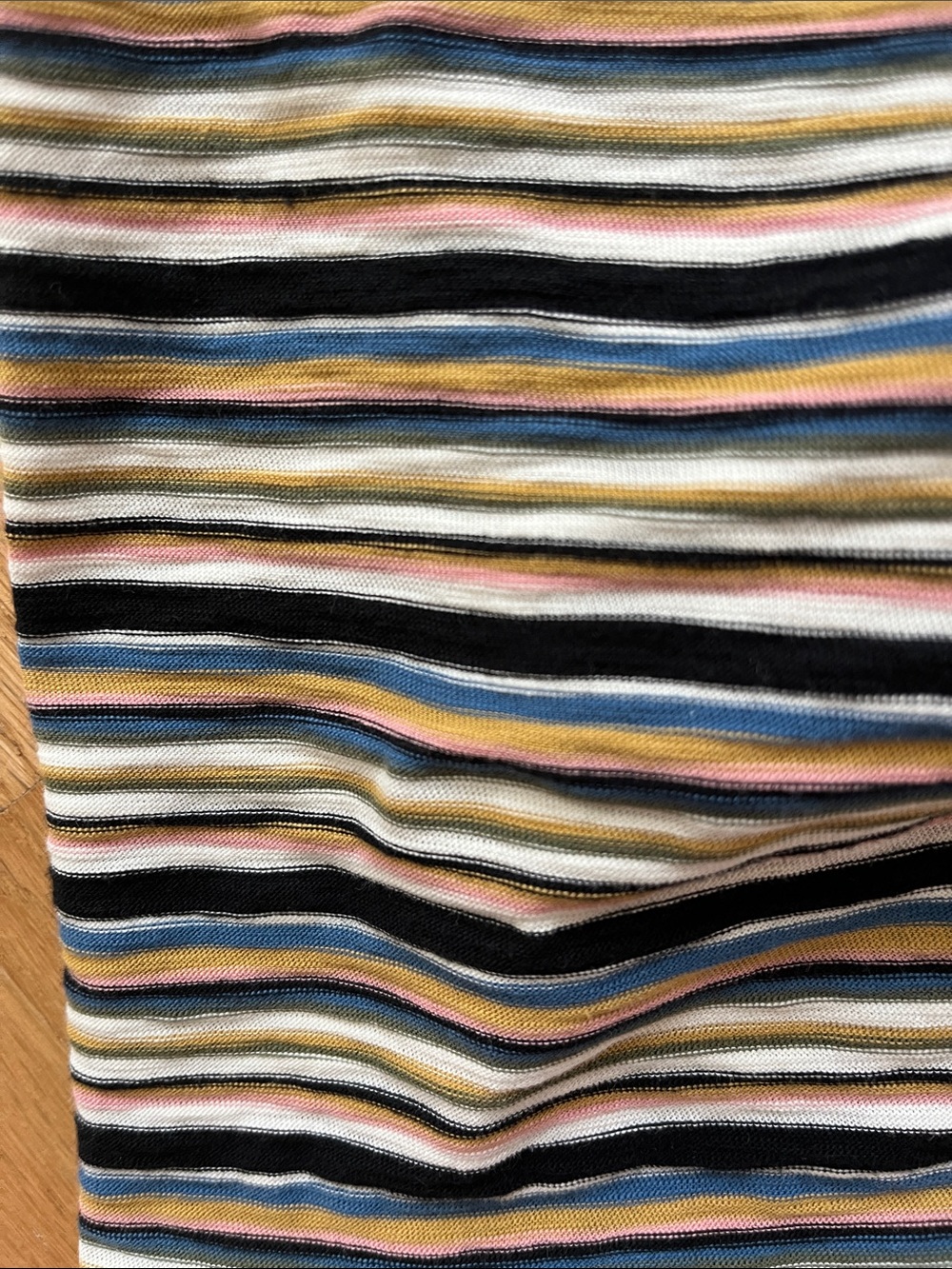 Veronica Beard Multi-Stripe Short Sleeve Tee - Picture 11 of 13